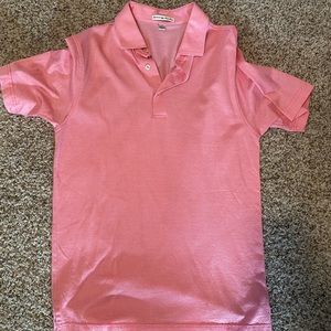 Peter Millar Pink Collard Shirt